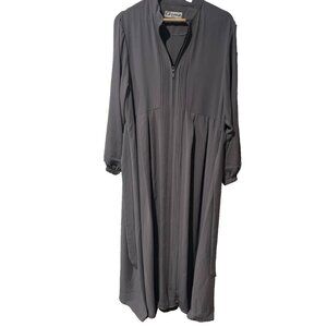 Carma Women Dress Lond Sleeve Midi Lond Grey XXXL A000759